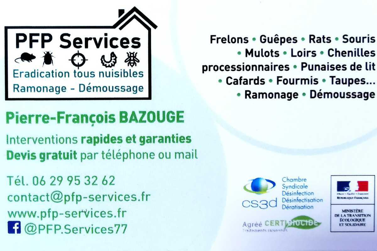 PFP Services (Eradication tous nuisibles - Ramonage - Démoussage)