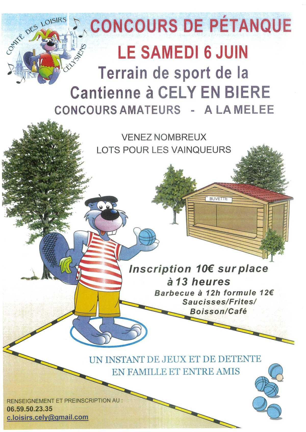 Tournoi de pétanque au profit de la ligue contre le cancer