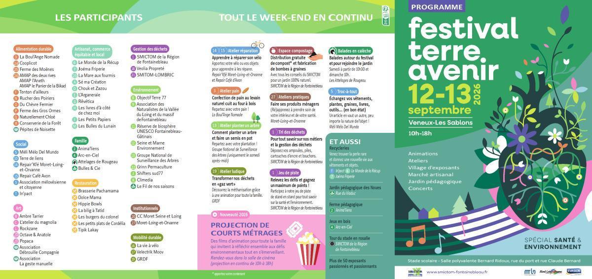 La 19ème édition du Festival Terre Avenir - Moret-Loing-et-Orvanne La 19ème édition du Festival Terre Avenir - Moret-Loing-et-Orvanne