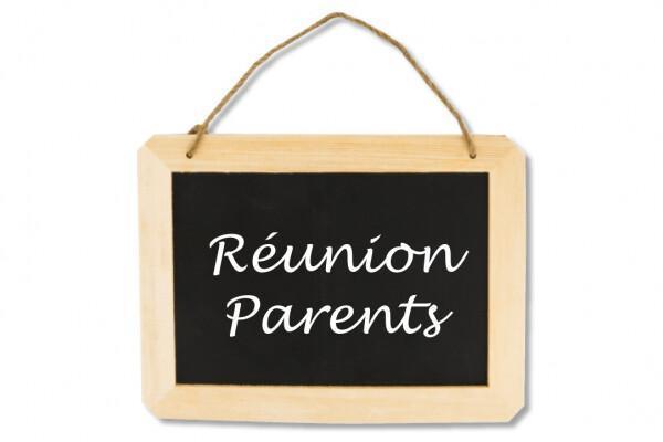Réunion avec les parents d'élèves - Vendredi 02 octobre 2026 à 19h00