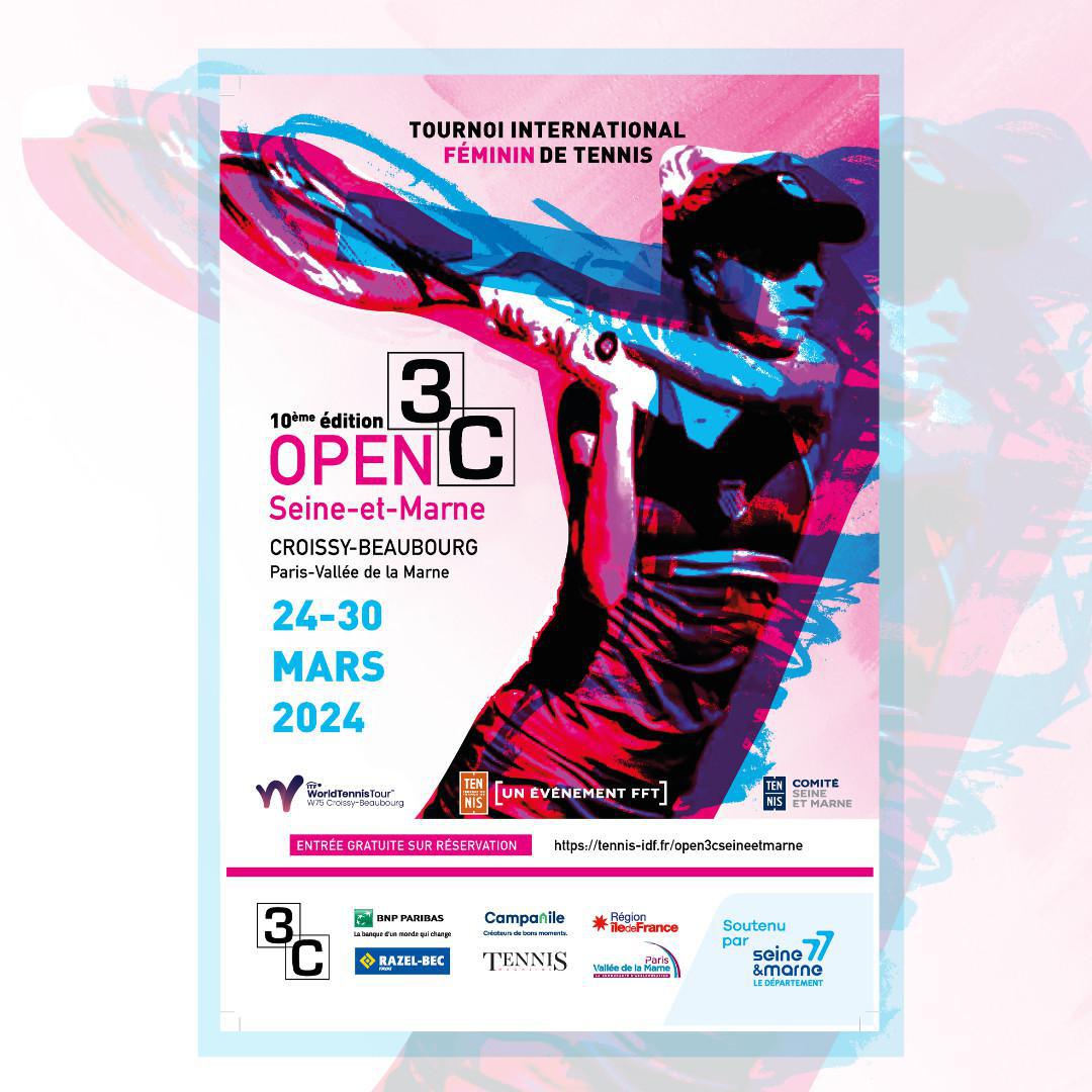 Voici l’affiche du tournoi ITF W75 ! Réservez vos places dès à présent