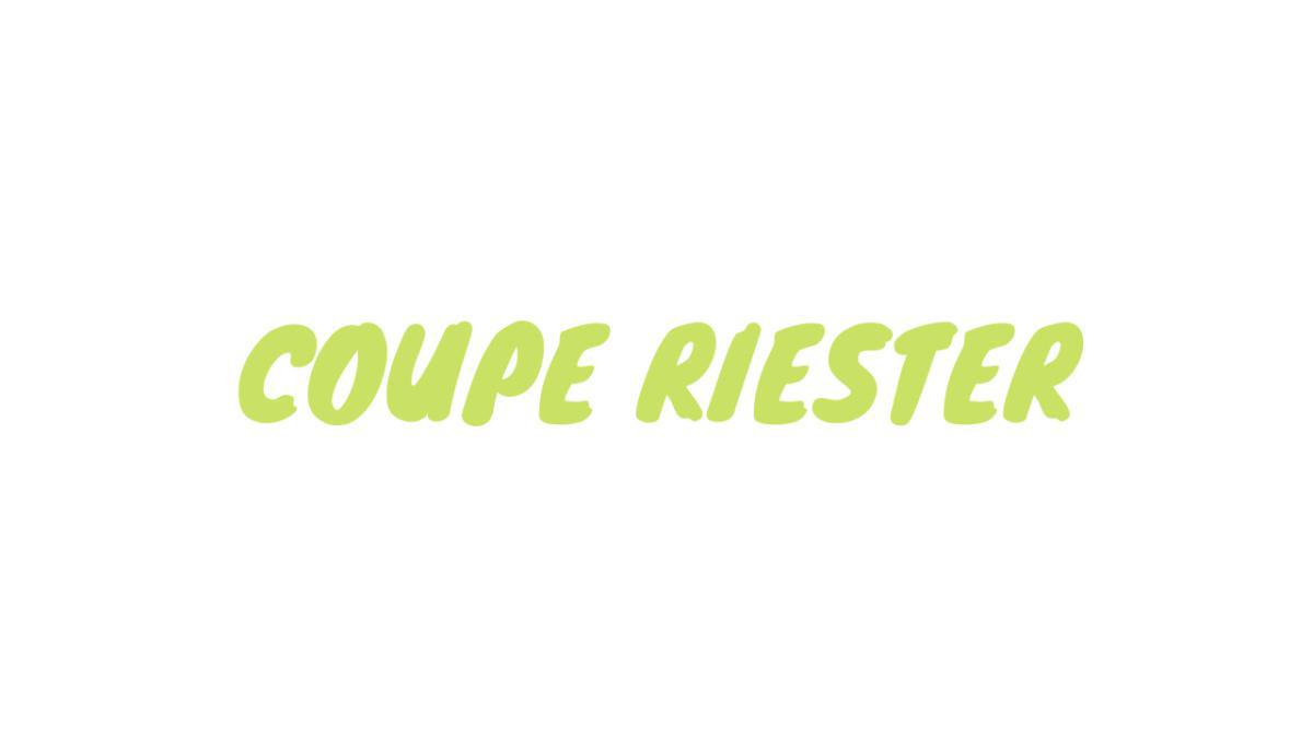 Inscriptions Coupe Riester Mixte & Messieurs