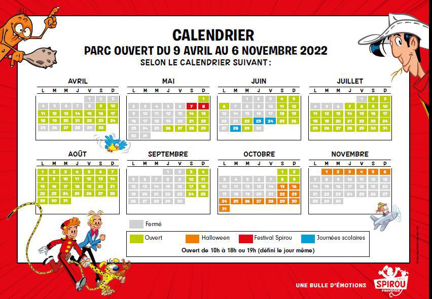 Billeterie Parc SPIROU