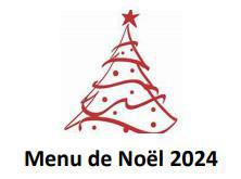 Menu de noël 2024