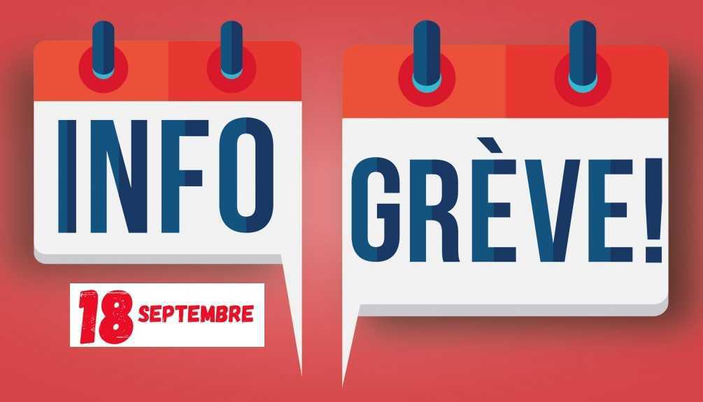 inFOs Grève du 18.09.25