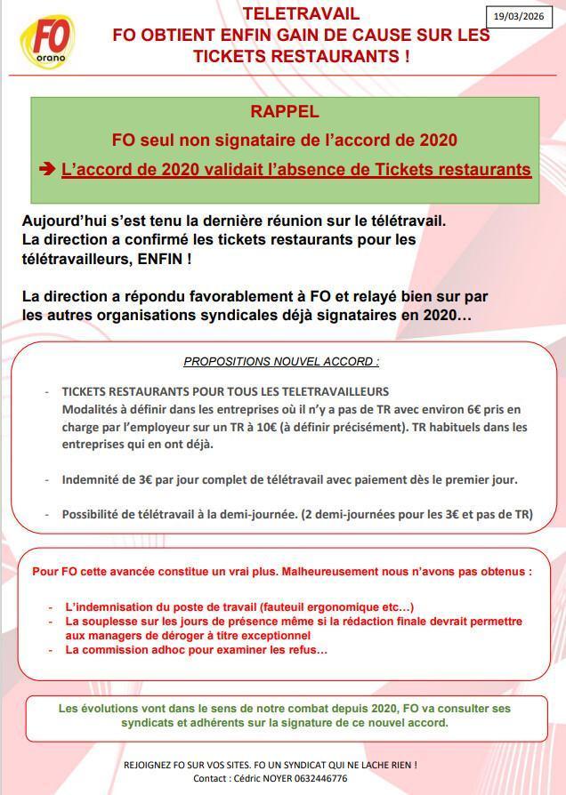 Accord télétravail : applicable au 1er Juin 2026 si il est signé Accord télétravail : applicable au 1er Juin 2026 si il est signé