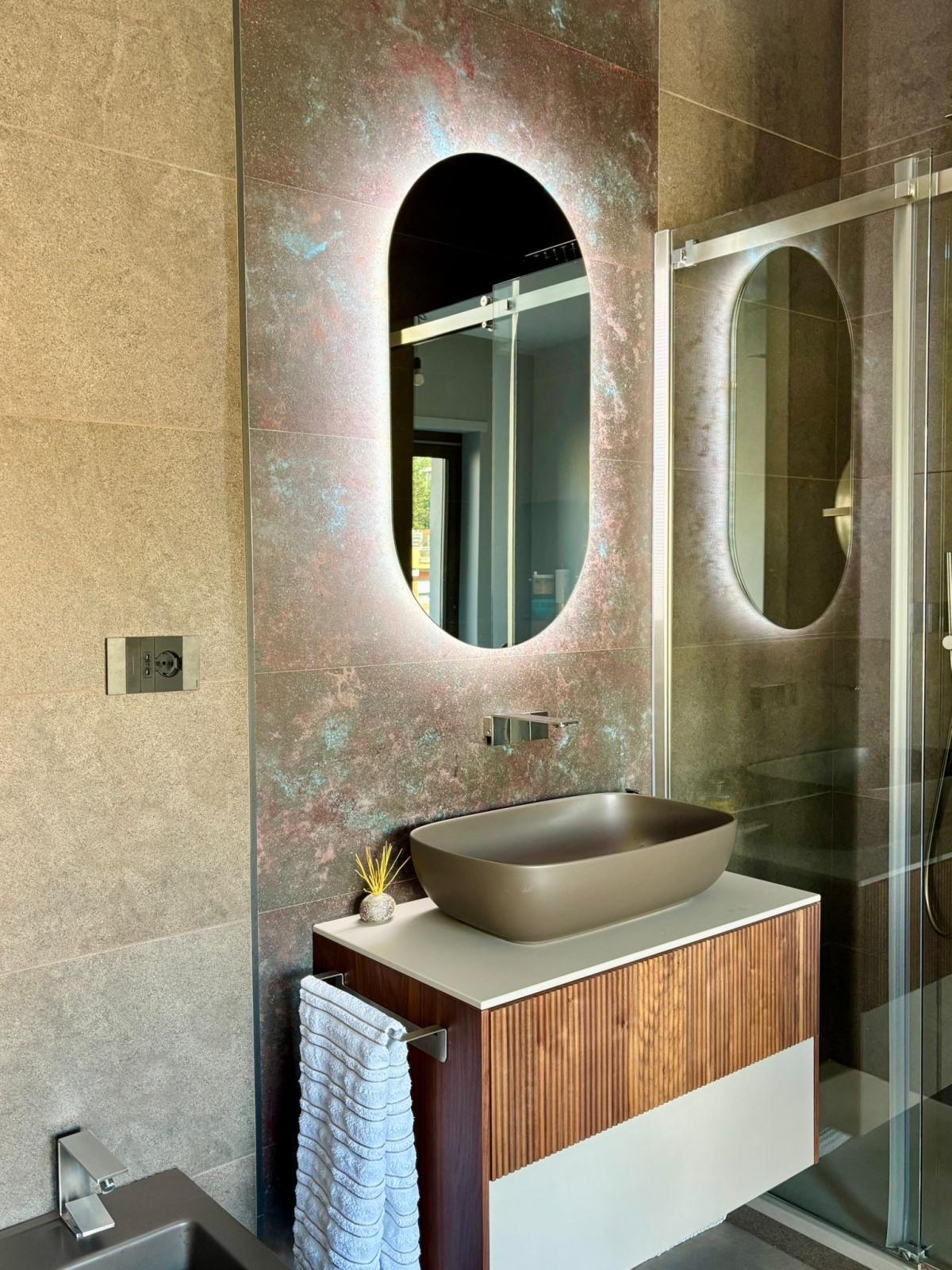 Luci e colori in un attico a Roma Nord Luci e colori in un attico a Roma Nord