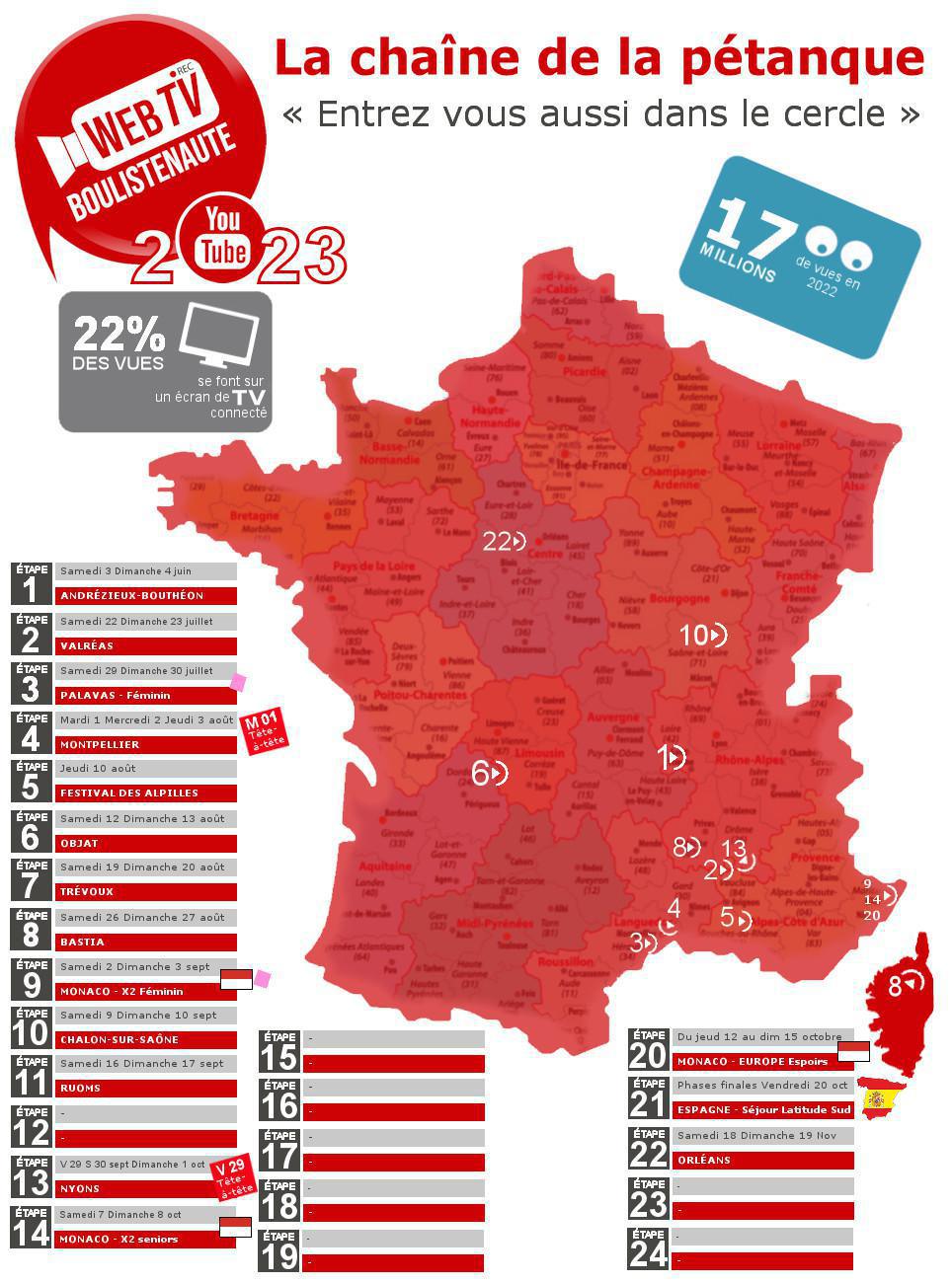 WebTV pétanque avec Boulistenaute : Préparation de la saison 2023 WebTV pétanque avec Boulistenaute : Préparation de la saison 2023