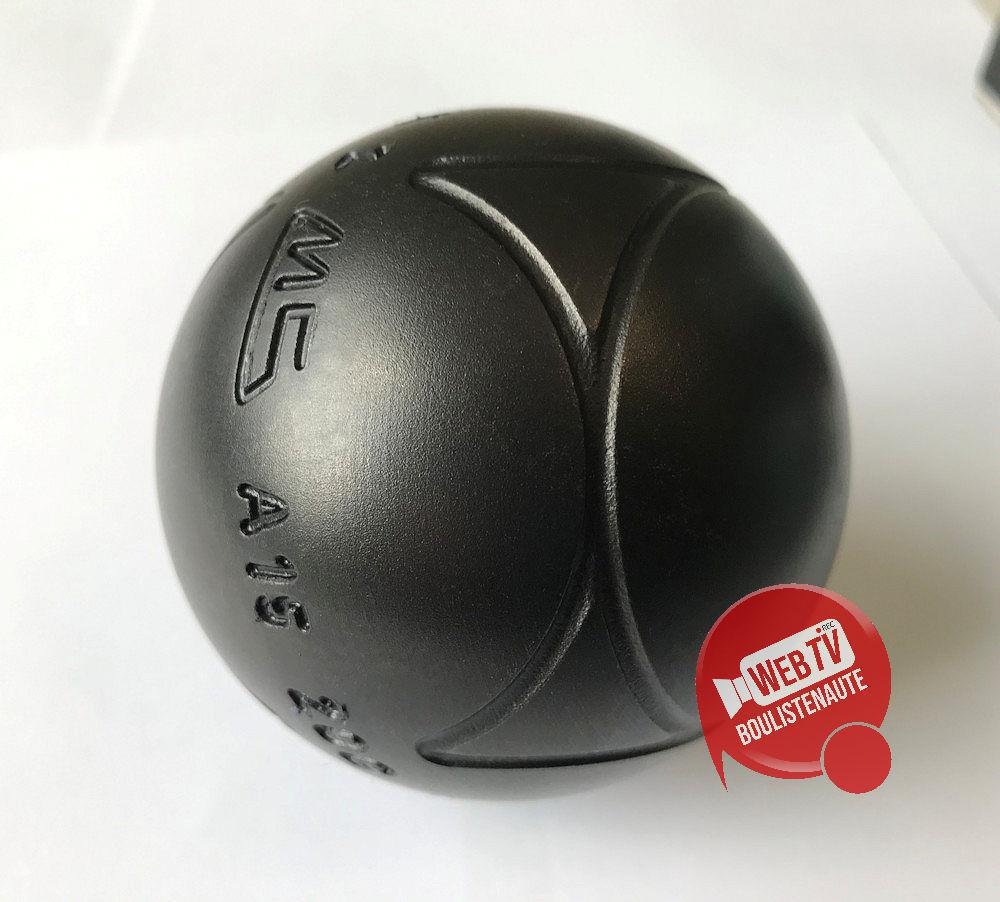 MS STRA ACIER STRIÉE Carbone TENDRE : 3 boules de pétanque compétition MS STRA ACIER STRIÉE Carbone TENDRE : 3 boules de pétanque compétition