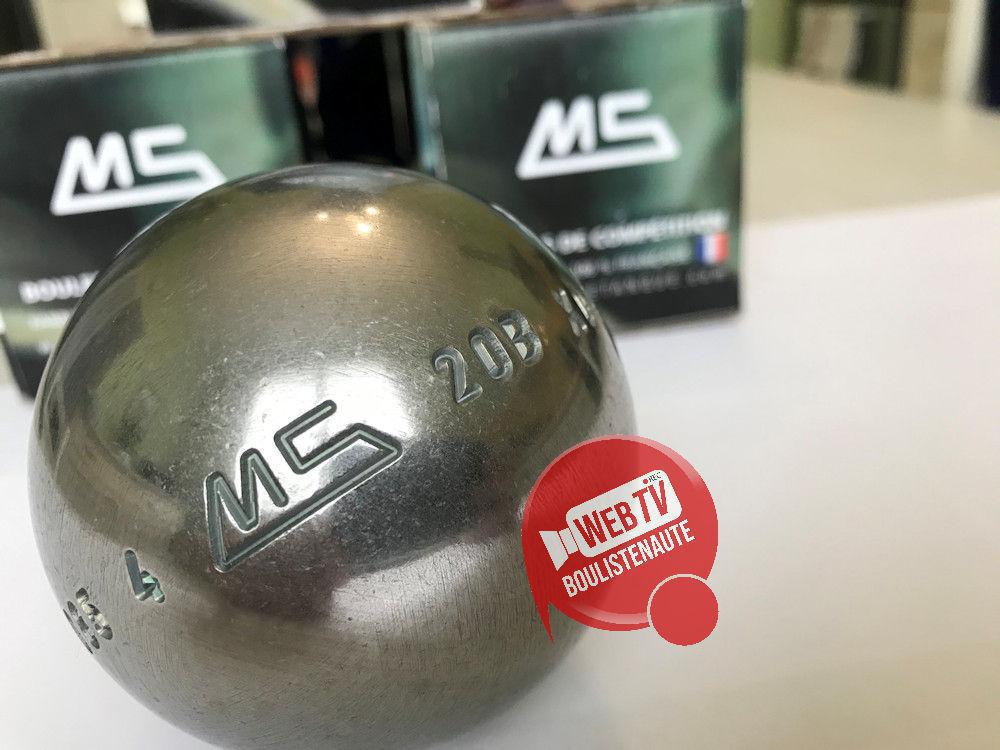 MS LSX LISSE INOX TENDRE ANTI-REBOND : 3 boules de pétanque compétition MS LSX LISSE INOX TENDRE ANTI-REBOND : 3 boules de pétanque compétition