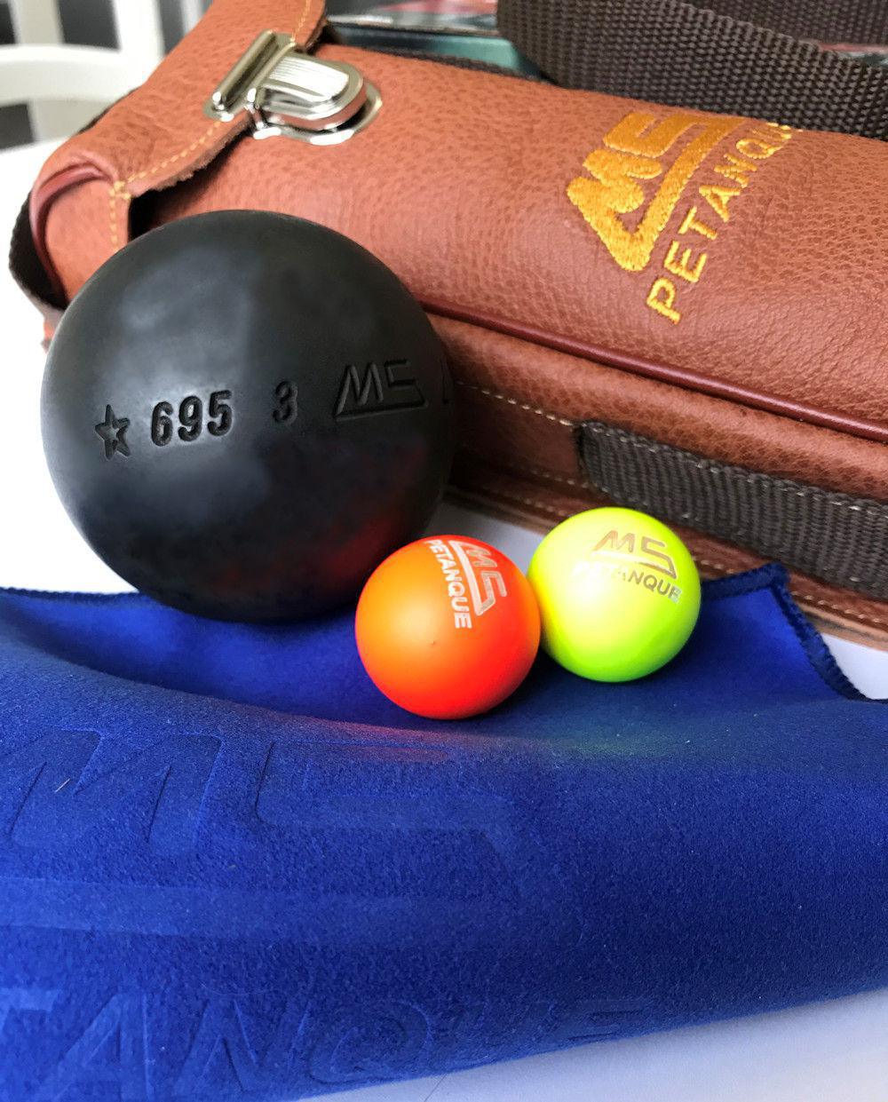 L'IT (L'élite) MS DEMI-TENDRE Inox ANTI-REBOND NOIR MAT : 3 boules de pétanque grande compétition L'IT (L'élite) MS DEMI-TENDRE Inox ANTI-REBOND NOIR MAT : 3 boules de pétanque grande compétition