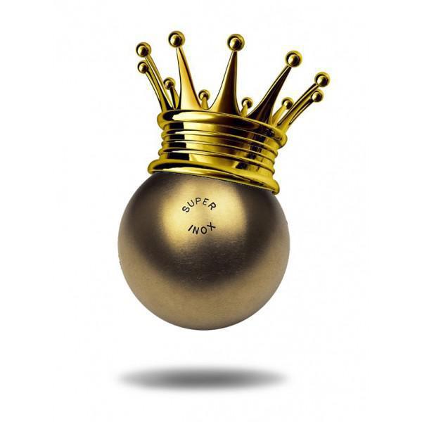 Super Inox 125 - DEMI-DURE - La Boule Bleue : 3 boules de pétanque compétition Super Inox 125 - DEMI-DURE - La Boule Bleue : 3 boules de pétanque compétition