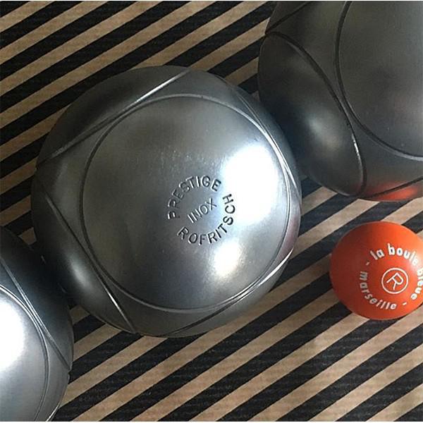 Prestige Inox 110 - TRÈS-TENDRE - La Boule Bleue : 3 boules de pétanque compétition Prestige Inox 110 - TRÈS-TENDRE - La Boule Bleue : 3 boules de pétanque compétition