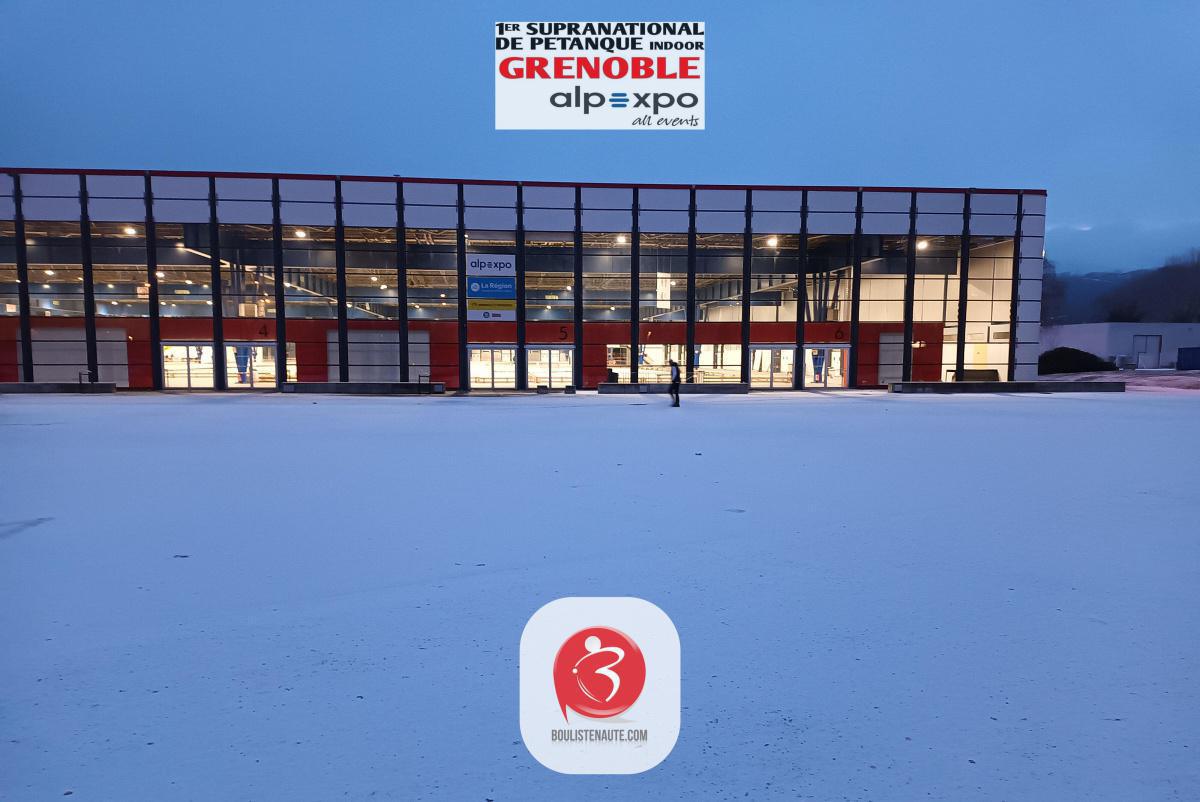 Mini WebTV Grenoble : Supranational de pétanque indoor triplette 2024