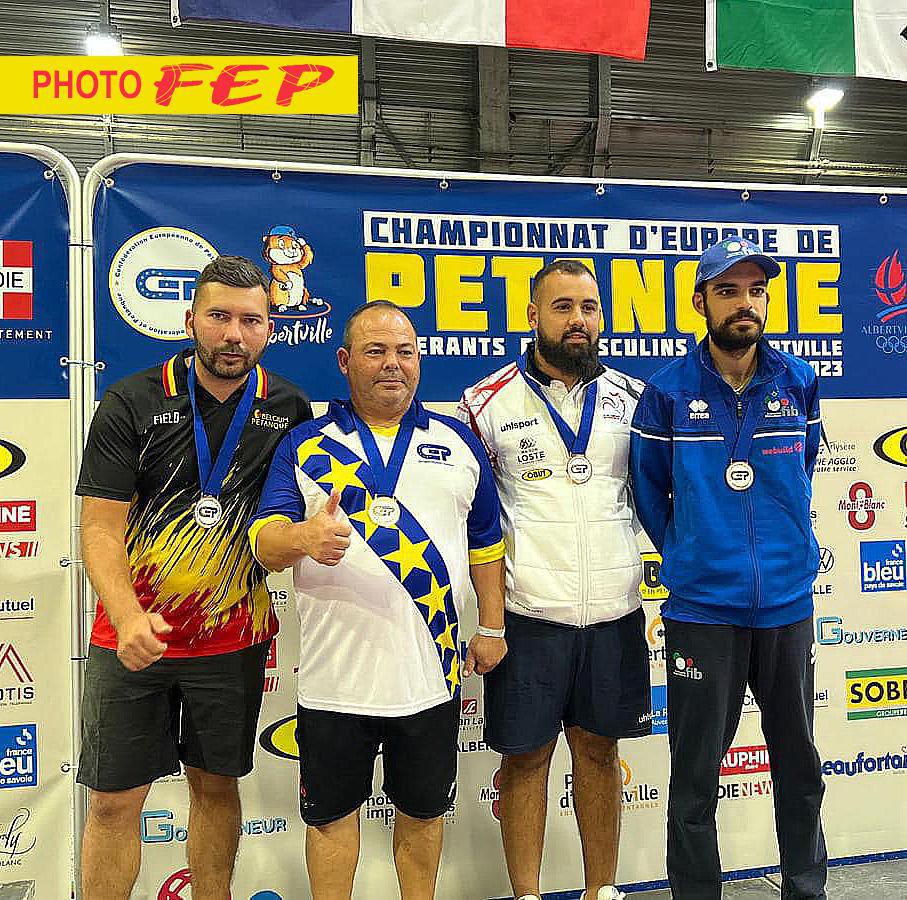 Championnat d'Europe de Tir de Précision Pétanque : L'Espagnol Manuel HIGINIO ROMERO RUBIO décroche l'Or