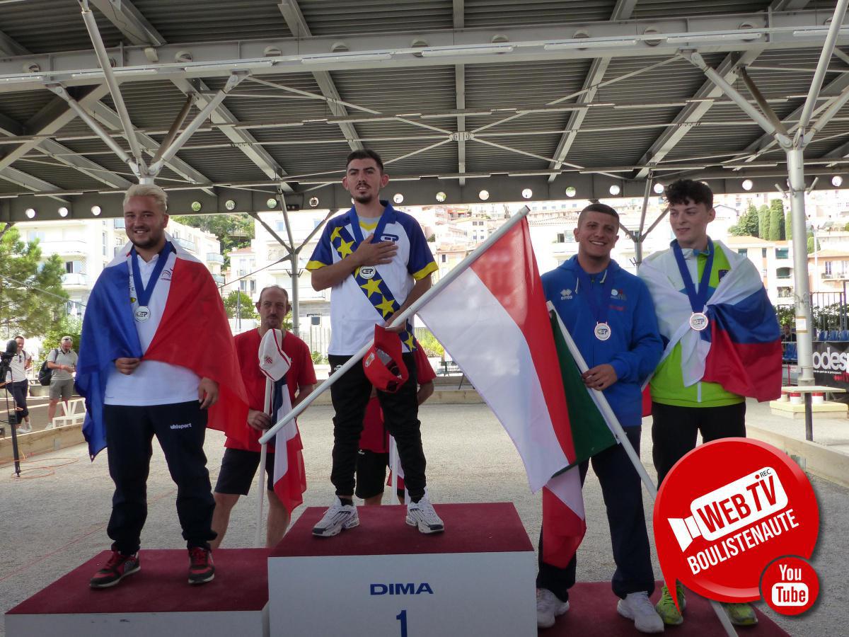 Résumé « Beaux gestes pétanque » - Championnat d'Europe Espoirs de Tir de Précision 2023 à Monaco