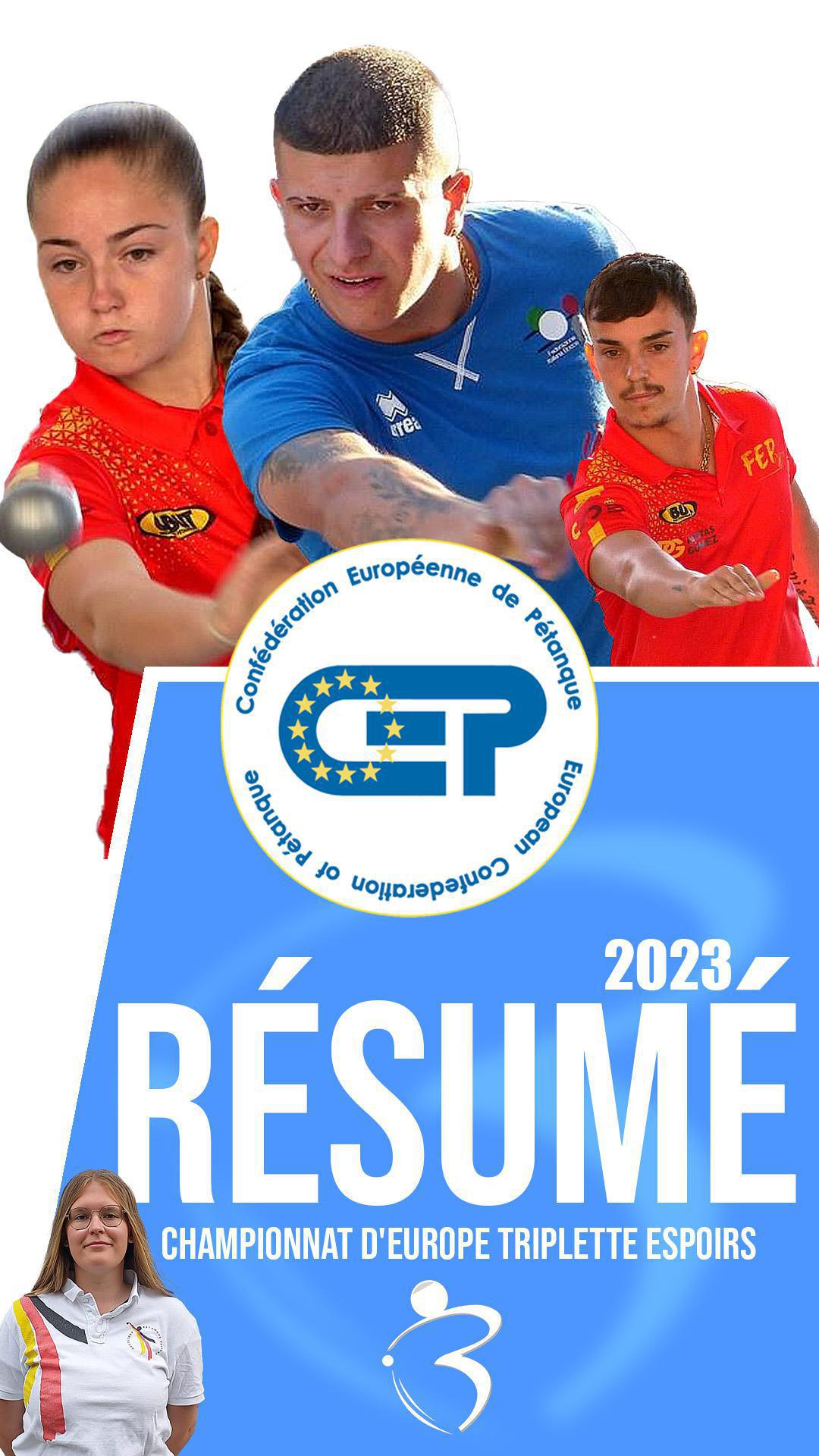 Résumé « Beaux gestes pétanque » - Championnat d'Europe Espoirs triplette 2023 à Monaco Résumé « Beaux gestes pétanque » - Championnat d'Europe Espoirs triplette 2023 à Monaco