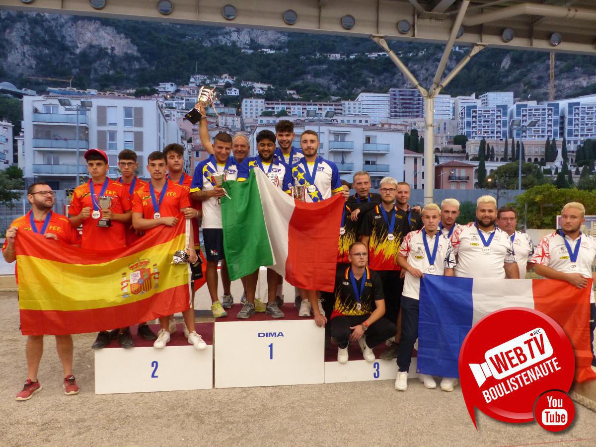 Résumé « Beaux gestes pétanque » - Championnat d'Europe Espoirs triplette 2023 à Monaco Résumé « Beaux gestes pétanque » - Championnat d'Europe Espoirs triplette 2023 à Monaco