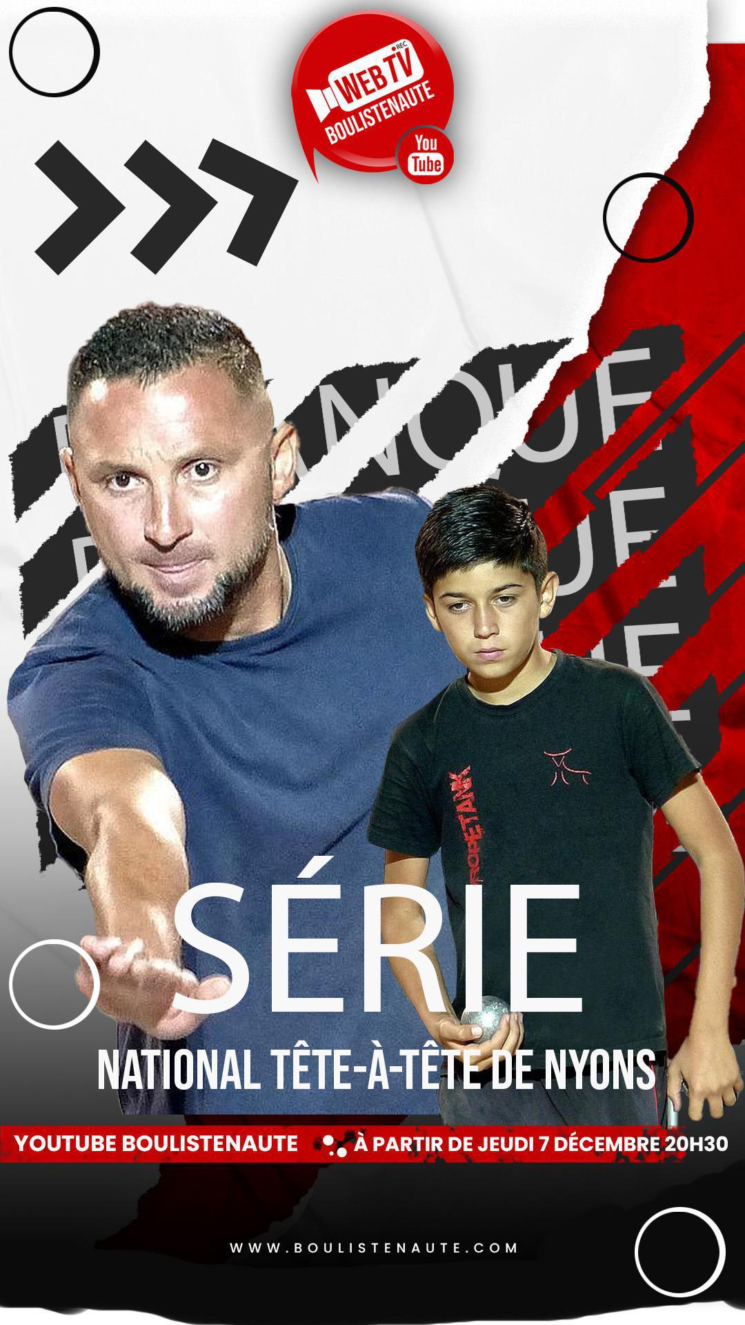 La série "Vidéos du National à pétanque tête-à-tête de Nyons 2023" La série "Vidéos du National à pétanque tête-à-tête de Nyons 2023"