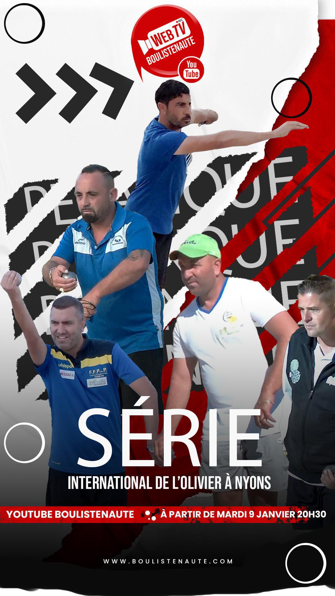 La série "Vidéos de l'International à pétanque de l'Olivier à Nyons - Septembre/Octobre 2023" La série "Vidéos de l'International à pétanque de l'Olivier à Nyons - Septembre/Octobre 2023"
