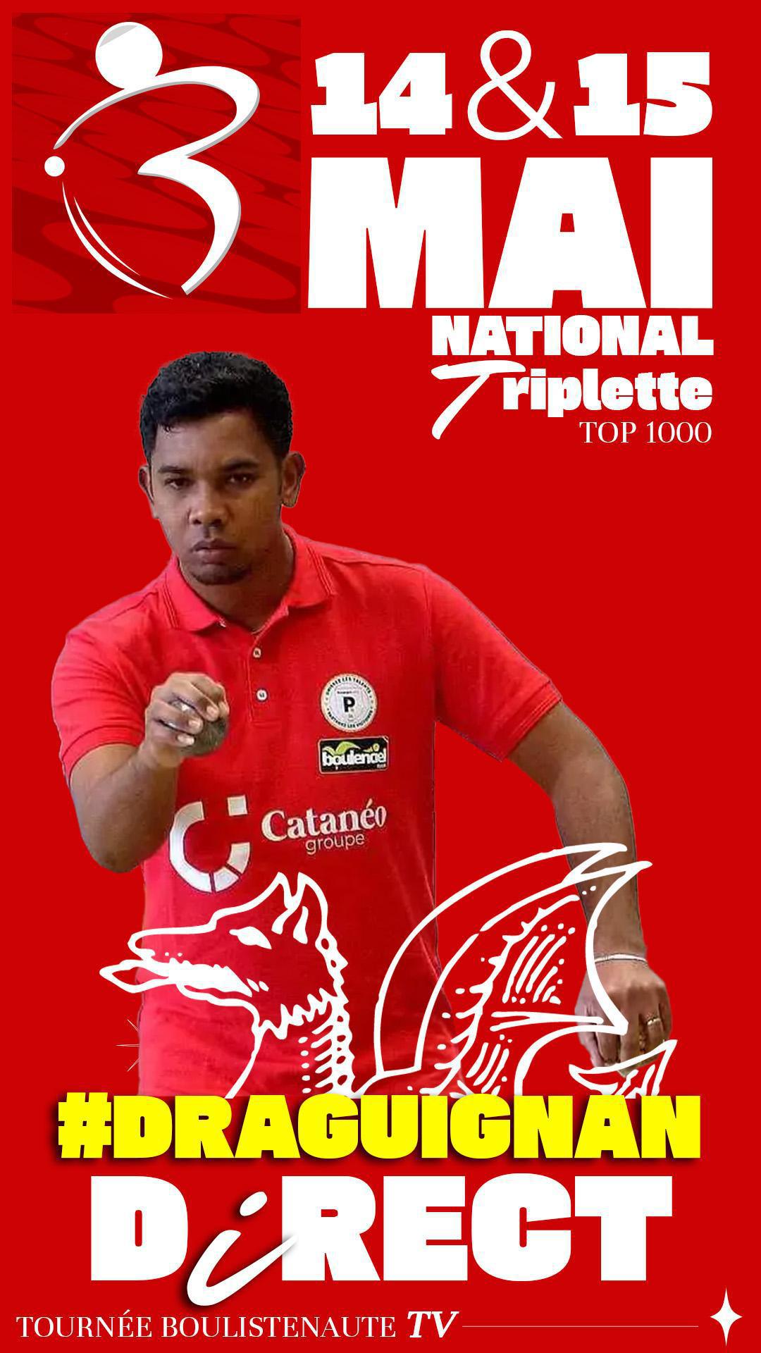 National triplette Top 1000 de Draguignan - Pétanque 2026 National triplette Top 1000 de Draguignan - Pétanque 2026