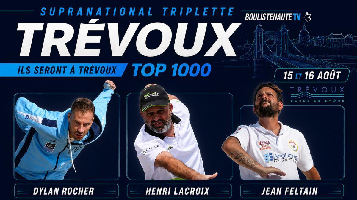 35e Supranational de Trévoux 2026 : les cadors du TOP 1000 à l’assaut du titre