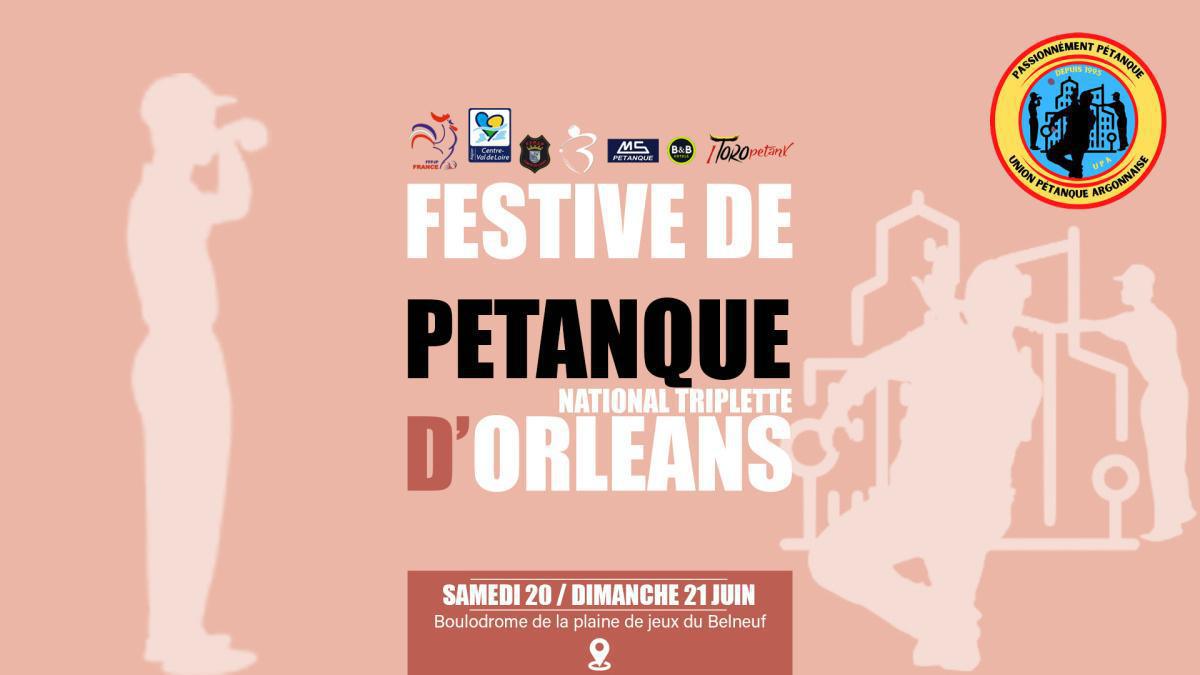 Ville d'Orléans : 6ème National triplette open 2026 - TOP 500 Pétanque Ville d'Orléans : 6ème National triplette open 2026 - TOP 500 Pétanque