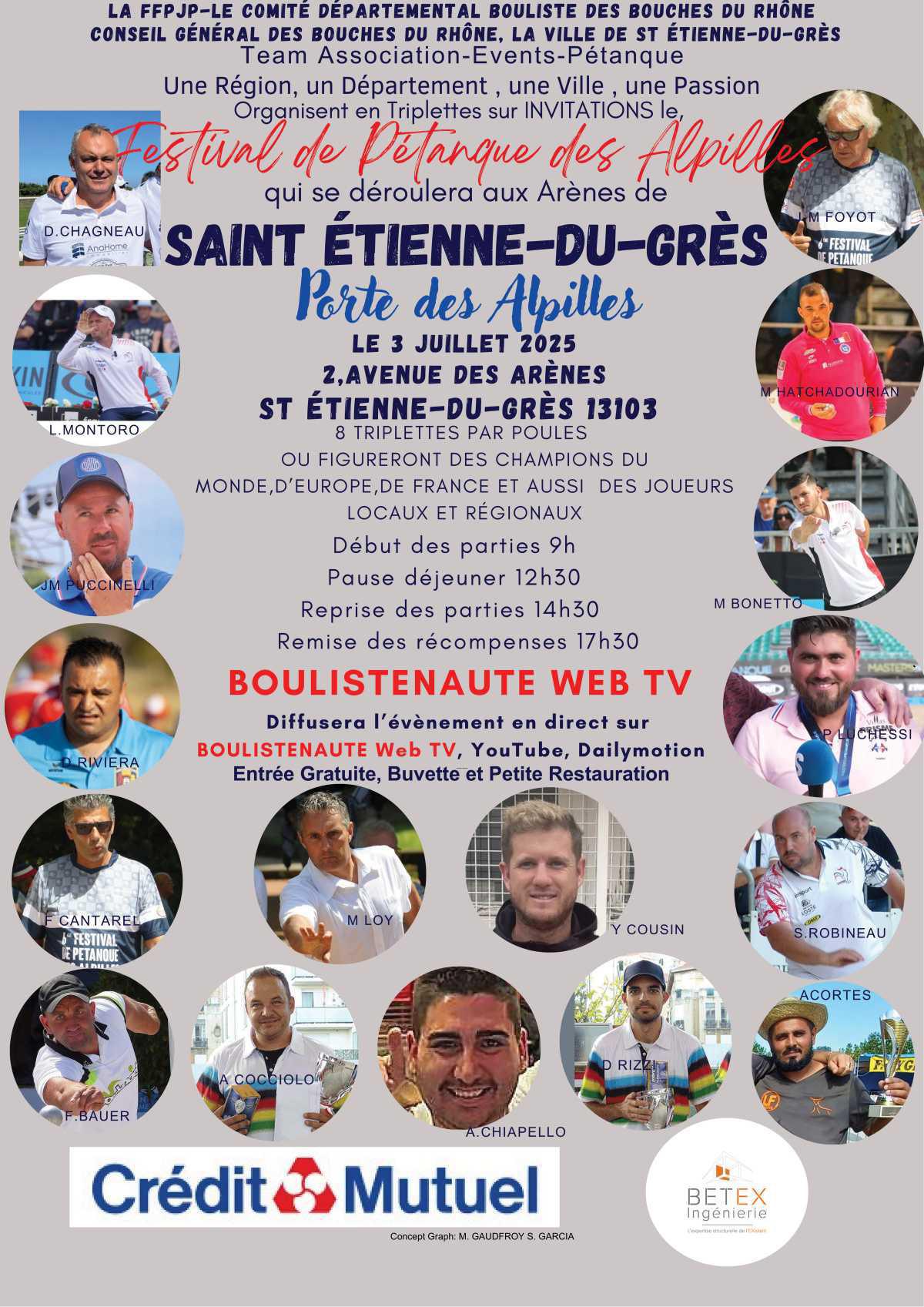 Festival des Alpilles à pétanque - Arènes de Saint-Étienne-du-Grès 2025