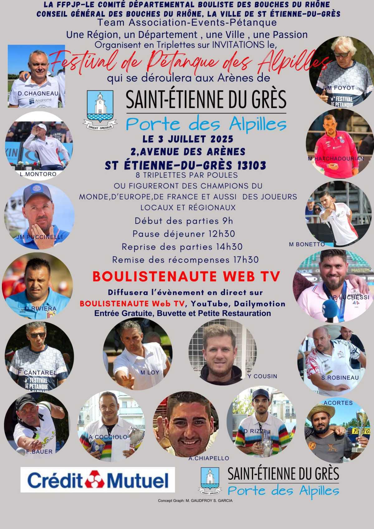 Festival des Alpilles à pétanque - Arènes de Saint-Étienne-du-Grès 2025