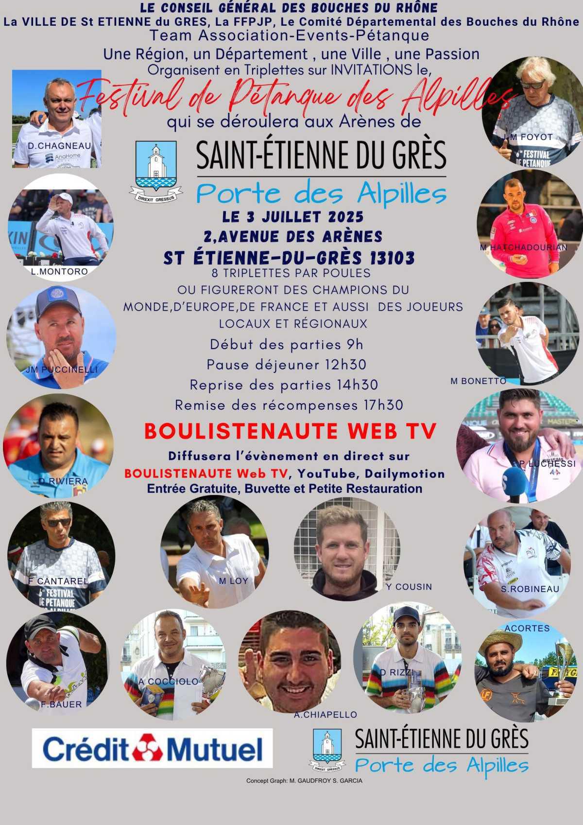 Festival des Alpilles à pétanque - Arènes de Saint-Étienne-du-Grès 2025