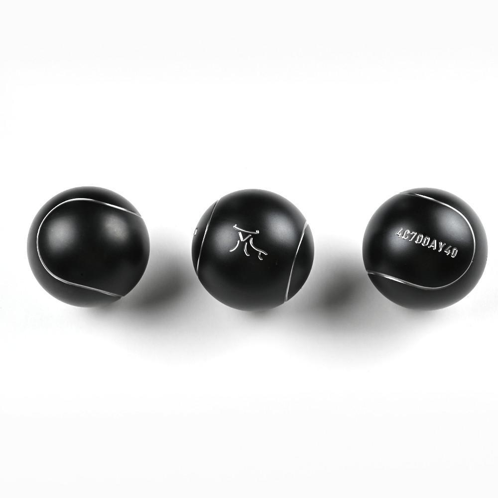 Carbone striée Toro Petank : 3 boules de pétanque compétition avec stries tennis