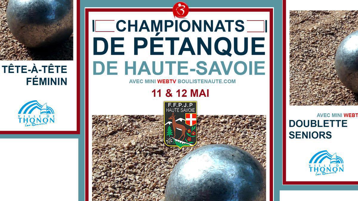 MINI WebTV : Comité de pétanque de Haute-Savoie, en direct de Thonon-les-Bains