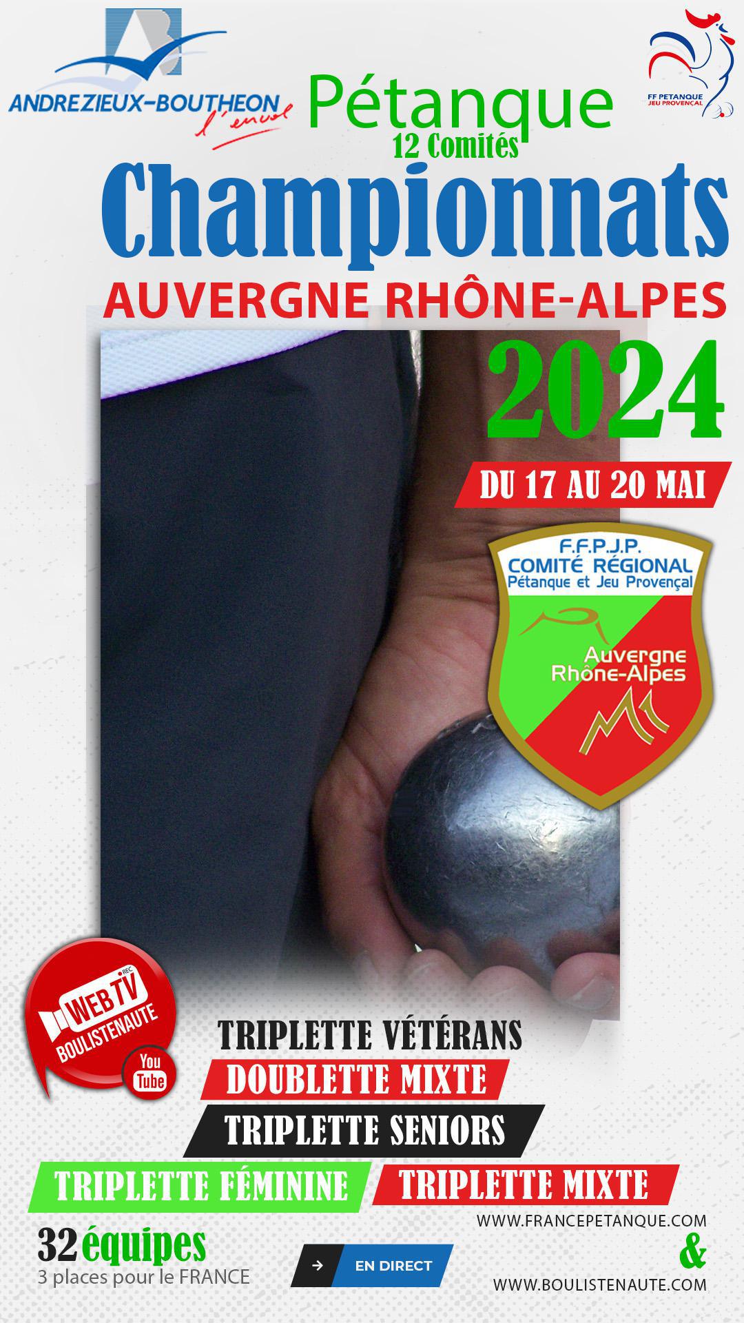 Démarrage de la saison WebTV Boulistenaute 2024 avec les Championnats Auvergne Rhône-Alpes