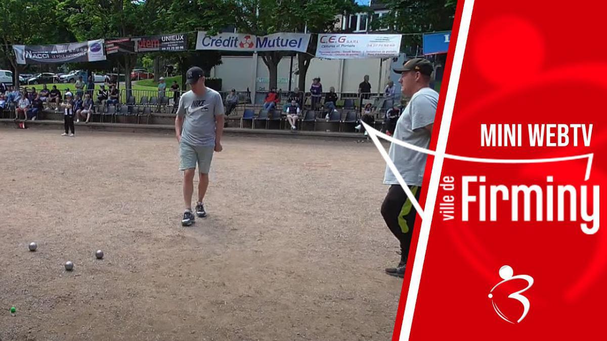 Une demi-finale époustouflante au 43e National triplette à pétanque de Firminy - Juin 2024