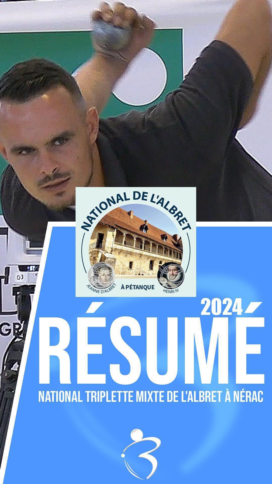 Résumé « Beaux gestes pétanque » - National Triplette Mixte de l'Albret à Nérac 2024 Résumé « Beaux gestes pétanque » - National Triplette Mixte de l'Albret à Nérac 2024