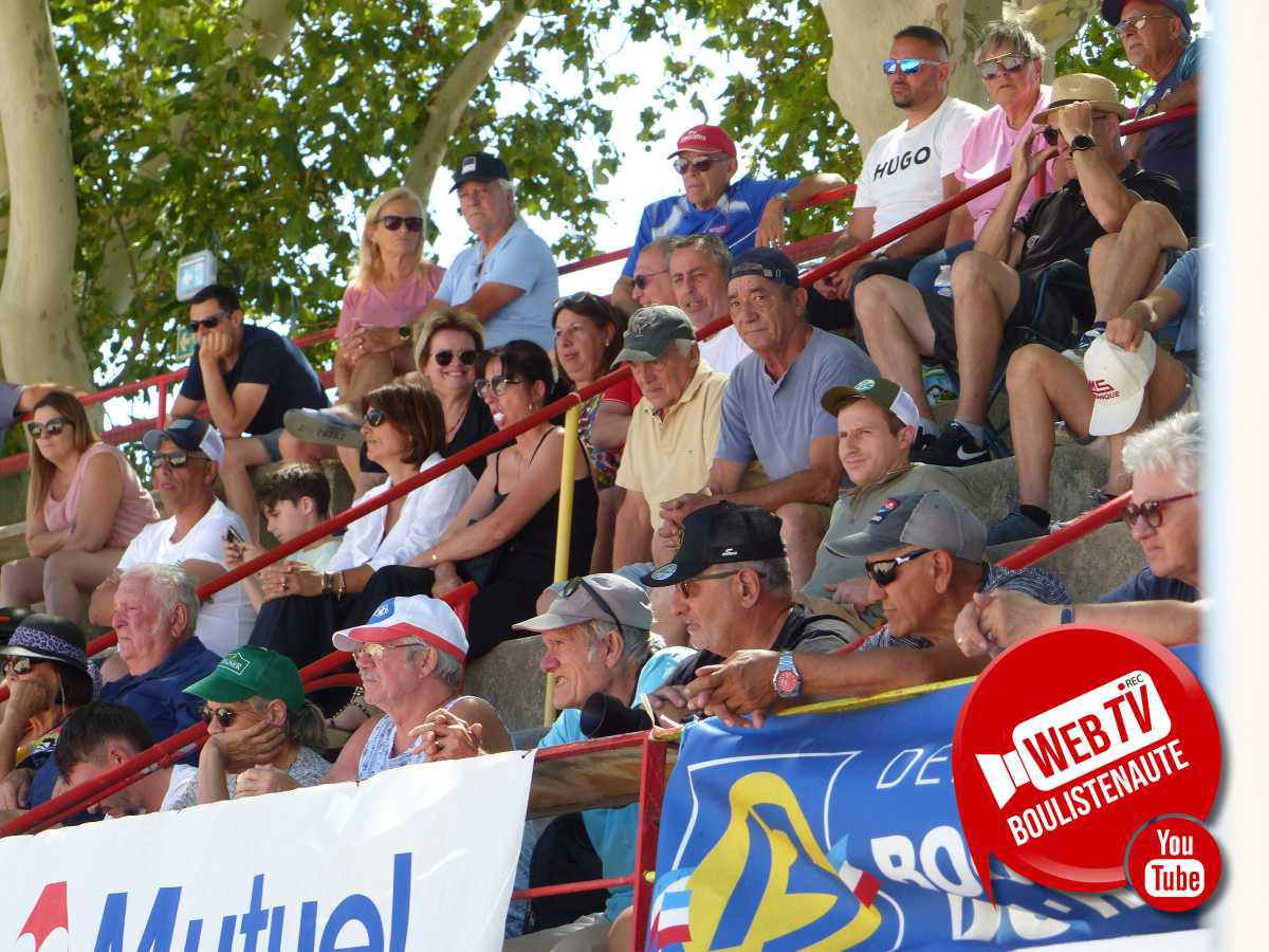 Stéphane Robineau, belle série de tirs au festival à pétanque des Alpilles 2024