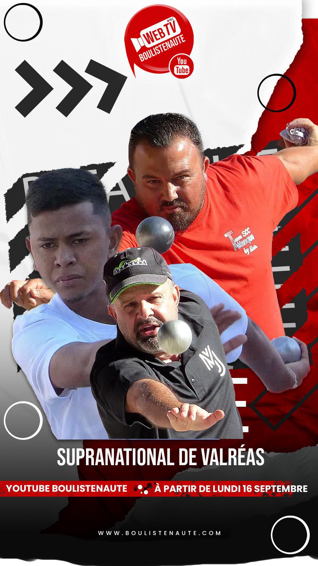 La série de vidéos "Supranational à pétanque triplette de Valréas, TOP 1000 édition 2024" La série de vidéos "Supranational à pétanque triplette de Valréas, TOP 1000 édition 2024"