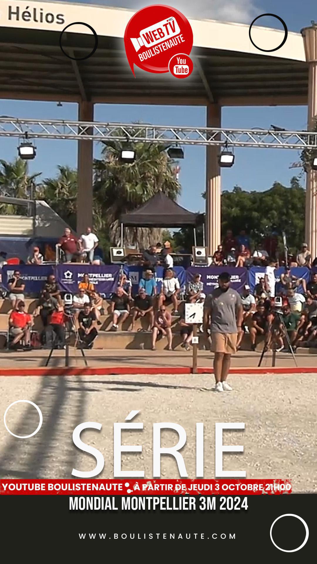 La série de vidéos "Mondial à pétanque Montpellier 3M 2024" La série de vidéos "Mondial à pétanque Montpellier 3M 2024"