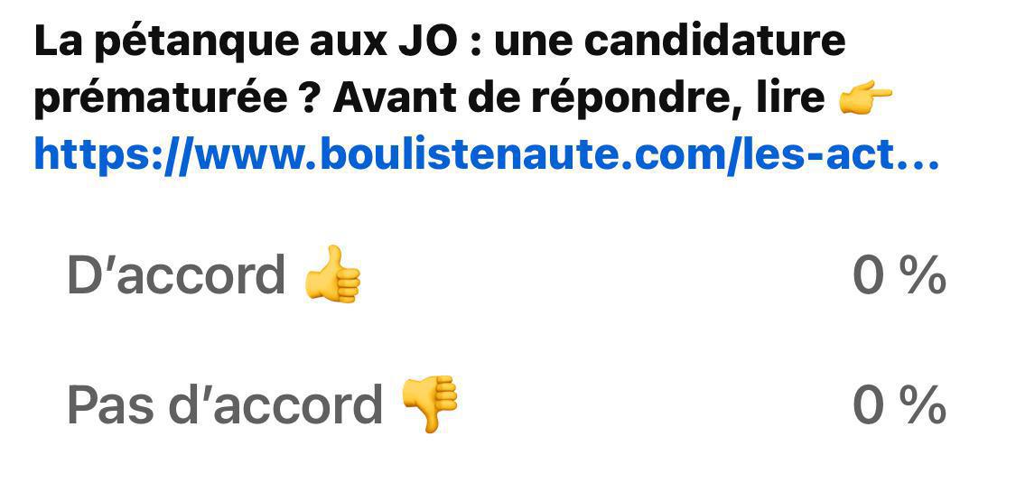 La pétanque aux Jeux Olympiques : une candidature prématurée ? La pétanque aux Jeux Olympiques : une candidature prématurée ?