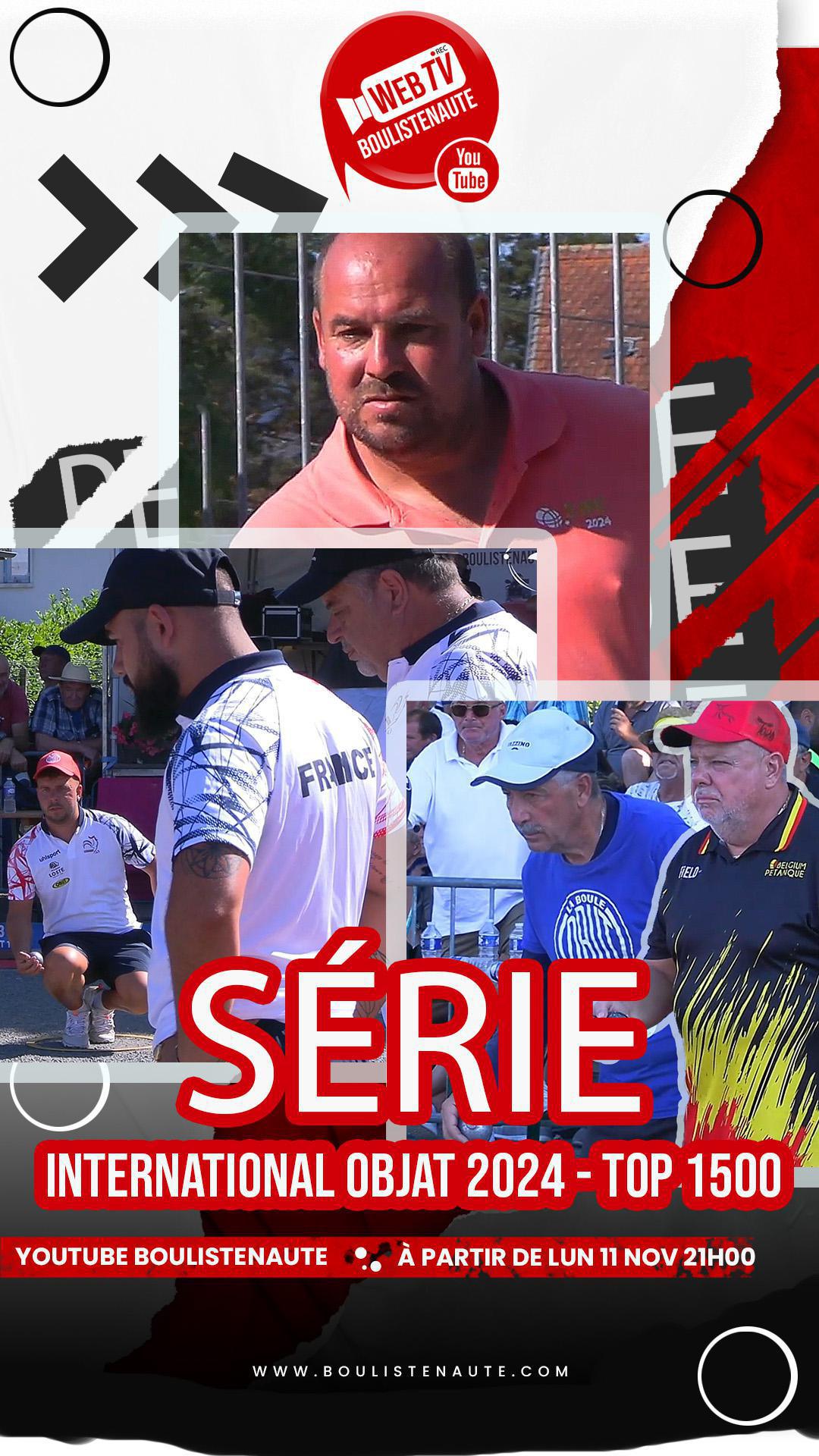 La série de vidéos "International Triplette Open 3JPO d'Objat 2024 - TOP 1500" La série de vidéos "International Triplette Open 3JPO d'Objat 2024 - TOP 1500"