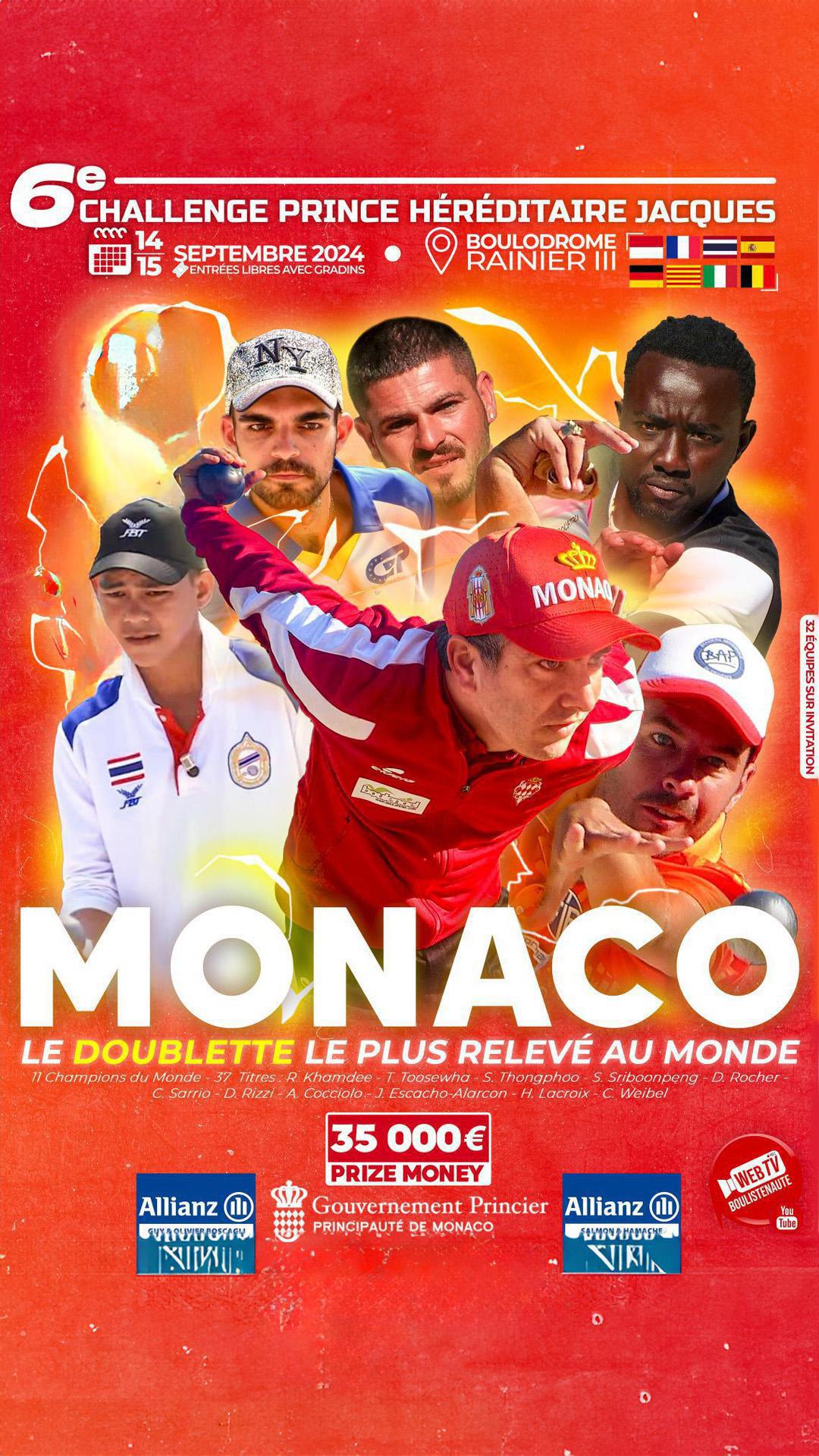 Marcel BIO-TERRAZINE & Marcel GBETABLÉ, doublette à suivre à Monaco lors du doublette le plus relevé au monde - Pétanque 14 & 15 septembre 2024 Marcel BIO-TERRAZINE & Marcel GBETABLÉ, doublette à suivre à Monaco lors du doublette le plus relevé au monde - Pétanque 14 & 15 septembre 2024