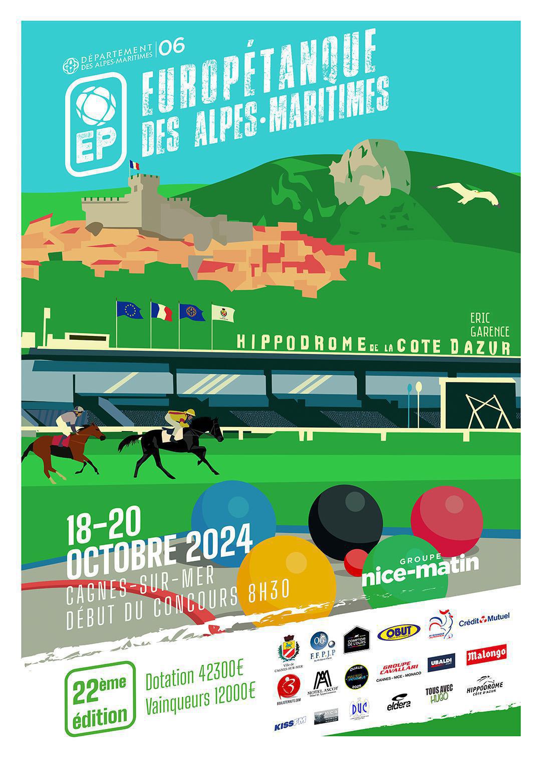 Pétanque dans les Alpes-Maritimes : Europétanque, premiers tirs Pétanque dans les Alpes-Maritimes : Europétanque, premiers tirs