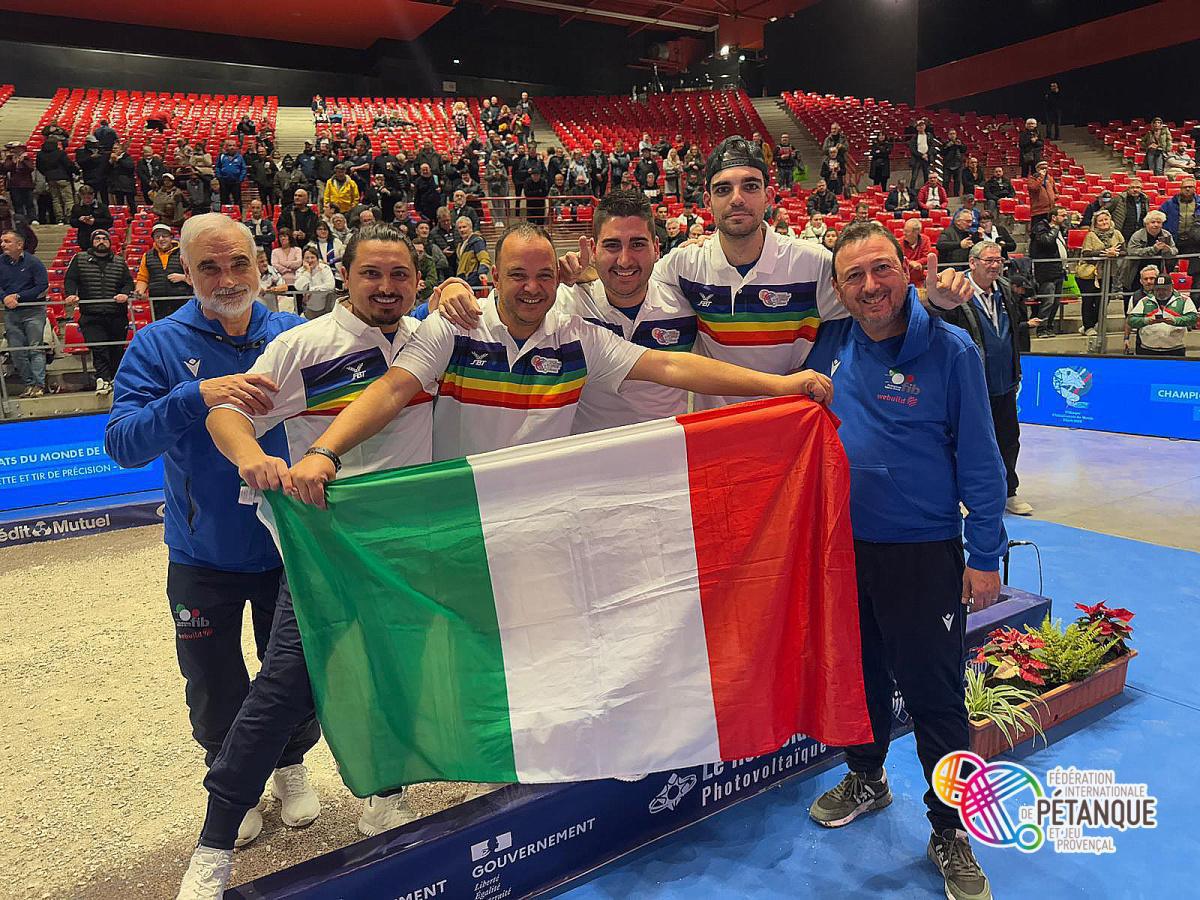 Pétanque - L’Italie sacrée : 45 ans après, un titre mondial arraché face à Madagascar Pétanque - L’Italie sacrée : 45 ans après, un titre mondial arraché face à Madagascar