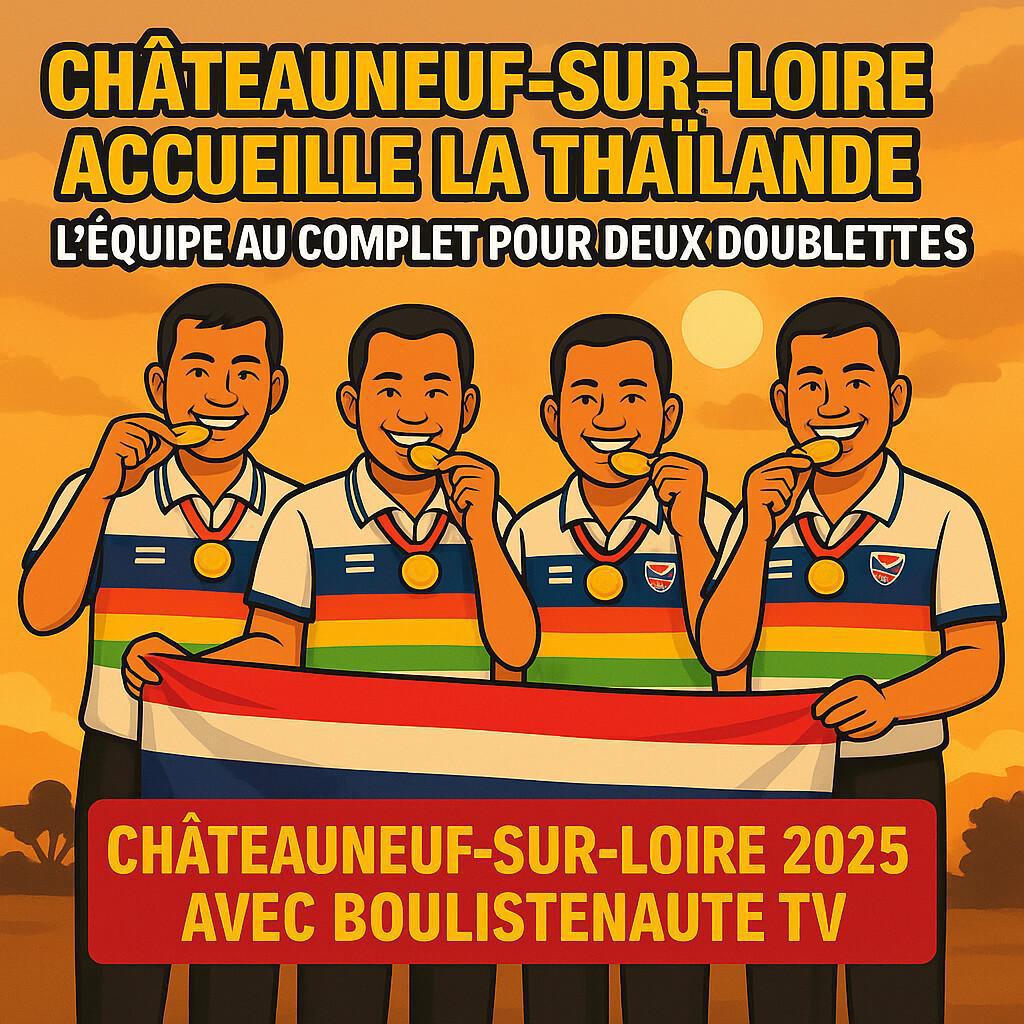 National doublette Open de Châteauneuf-sur-Loire 2025 - TOP 500 Pétanque - Par poules