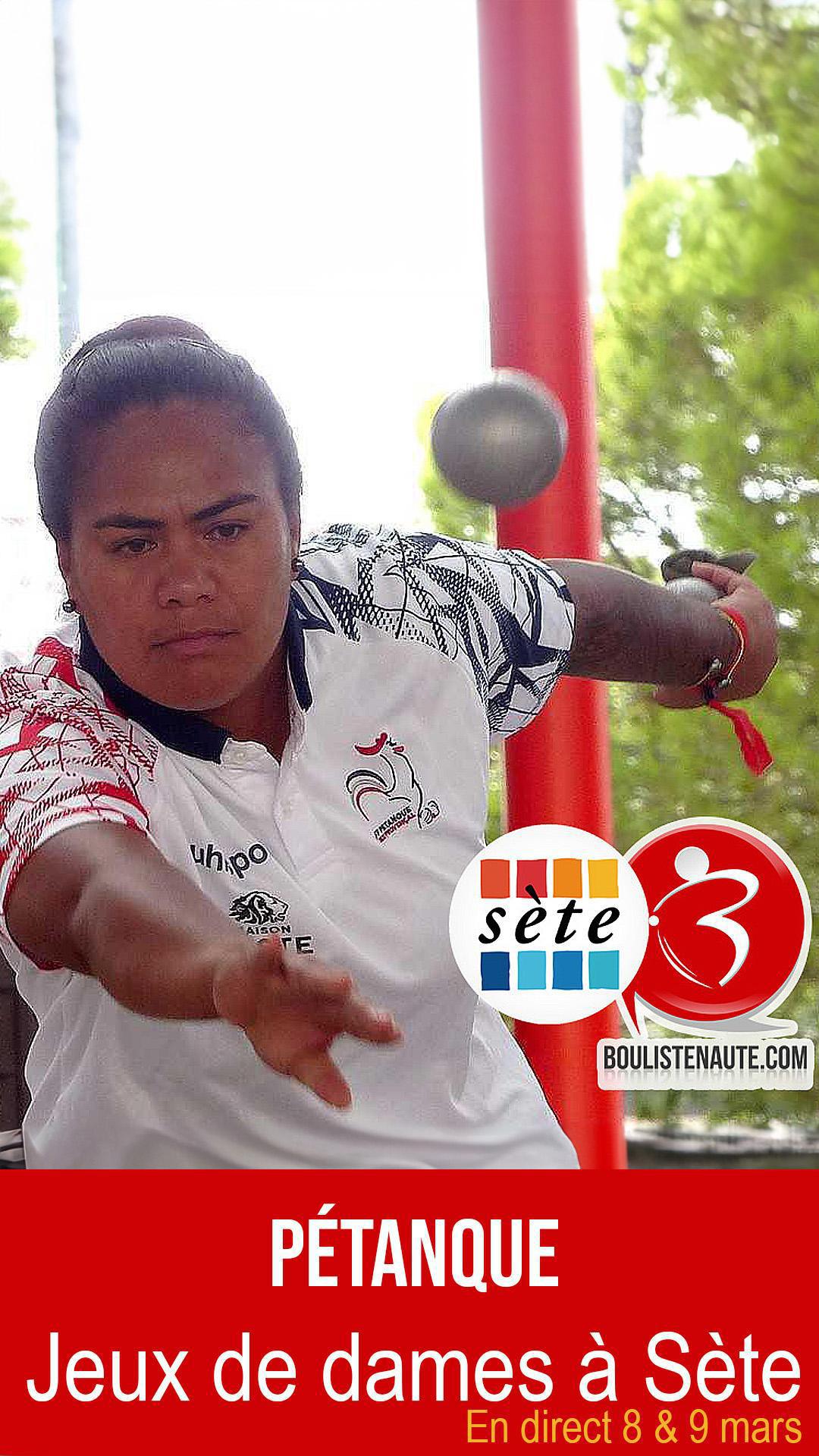 Pétanque : Jeux de dames à Sète Pétanque : Jeux de dames à Sète
