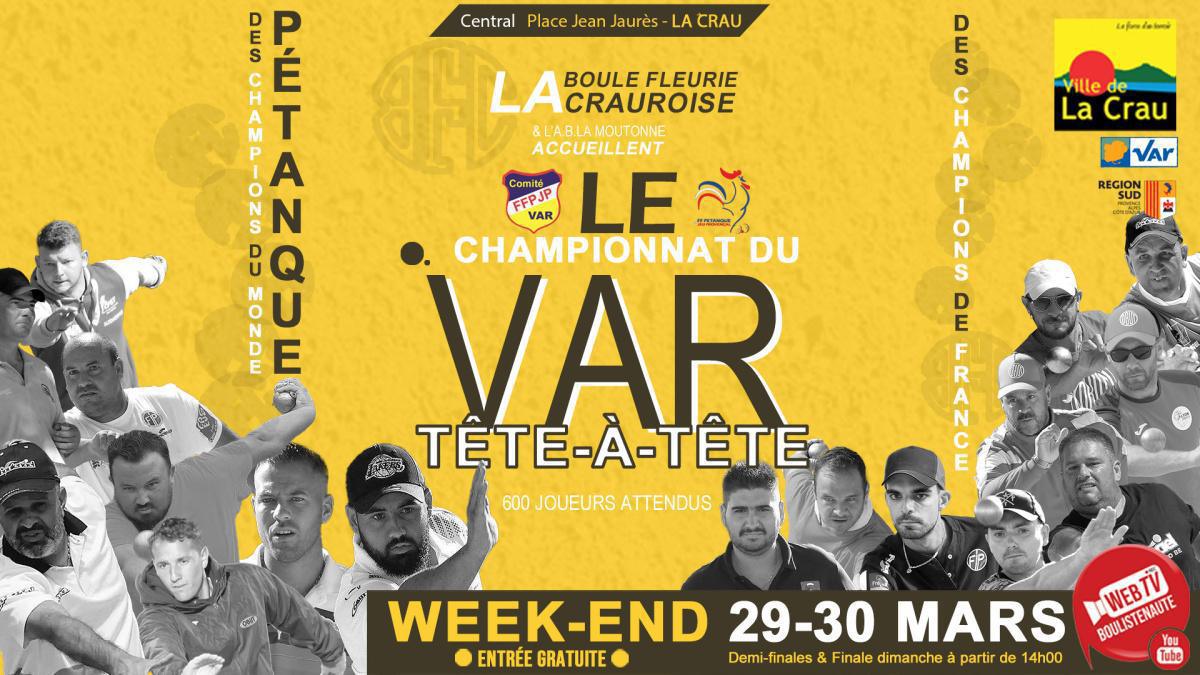 Championnat du Var tête-à-tête : Un plateau exceptionnel pour une place en Or !  Championnat du Var tête-à-tête : Un plateau exceptionnel pour une place en Or !