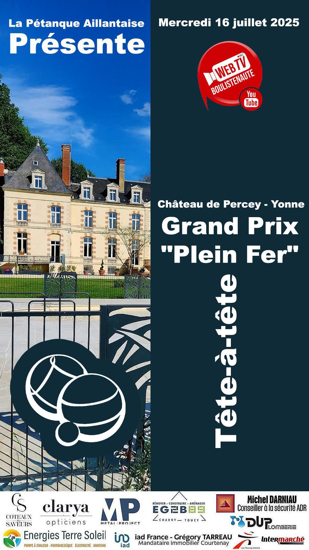 « Plein Fer » dans l'Yonne : un Grand Prix tête-à-tête de pétanque au pied du château