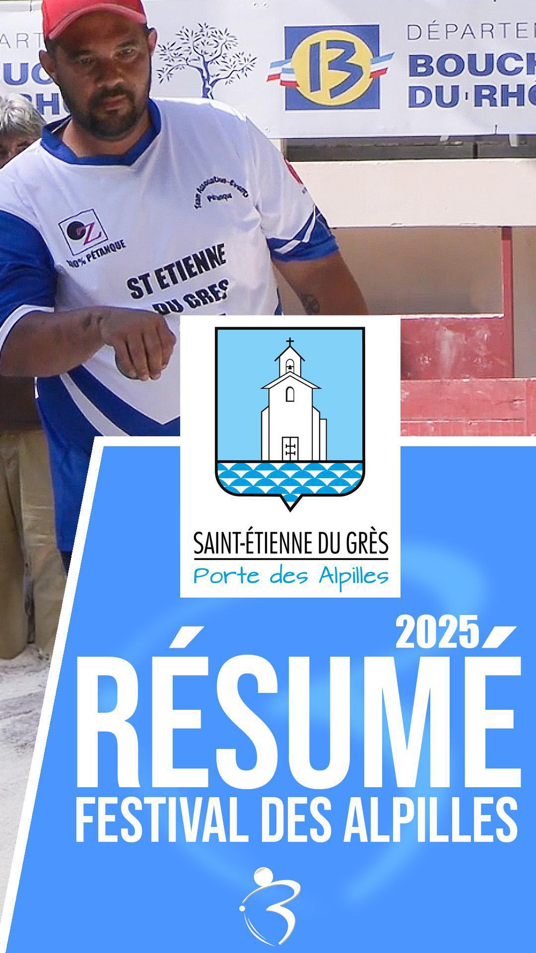Résumé vidéo « Beaux gestes pétanque » - Festival des Alpilles - Arènes de Saint-Étienne-du-Grès 2025