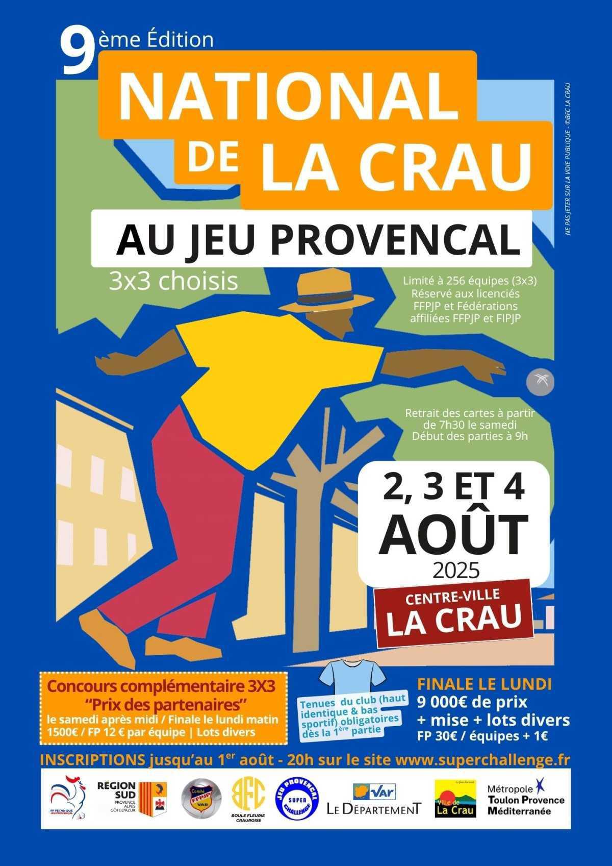Phases finales - 9ème National de La Crau au Jeu Provençal Phases finales - 9ème National de La Crau au Jeu Provençal