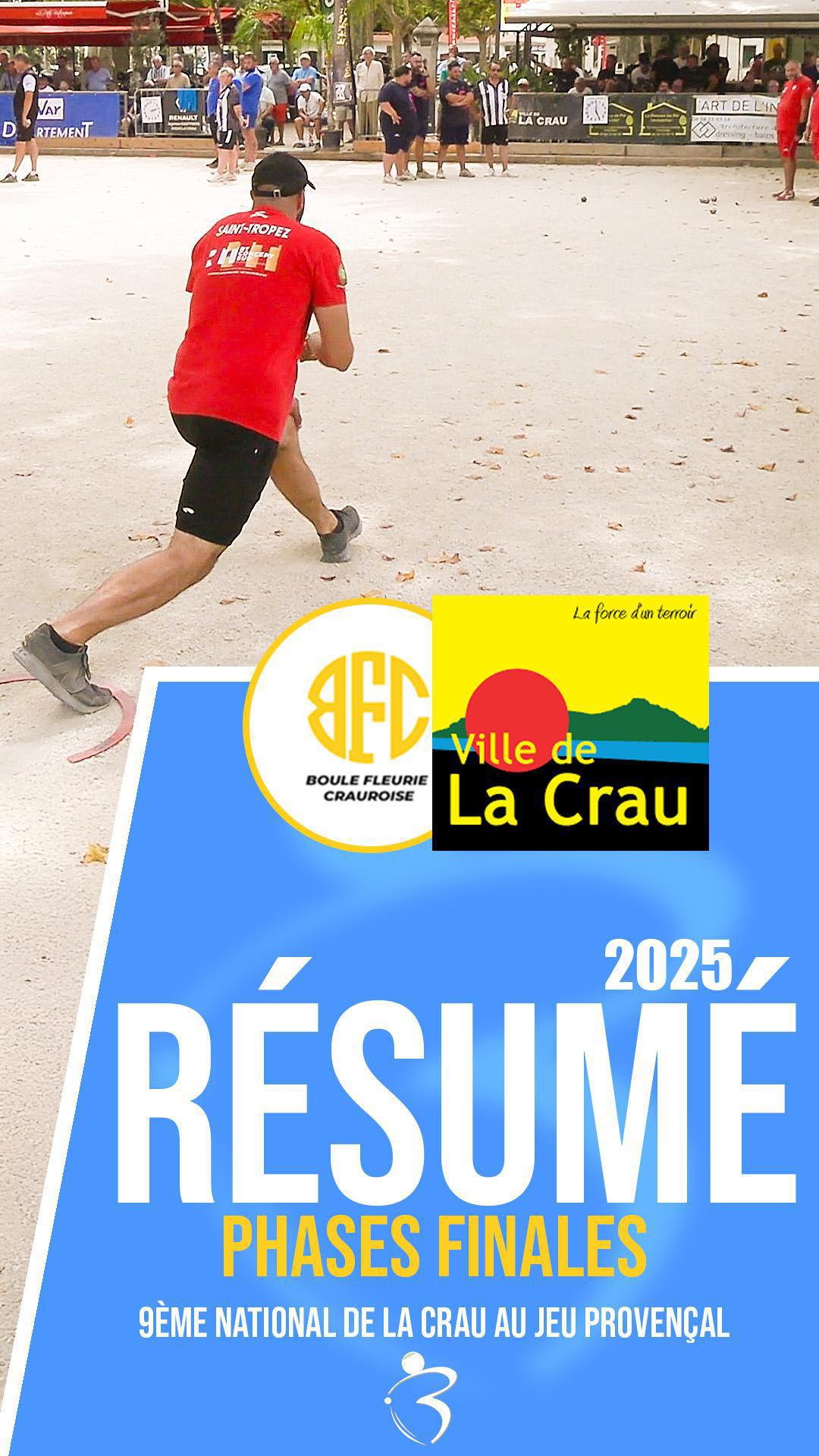Résumé « Beaux gestes au Jeu Provençal à La Crau » - La pétanque des origines ! Août 2025
